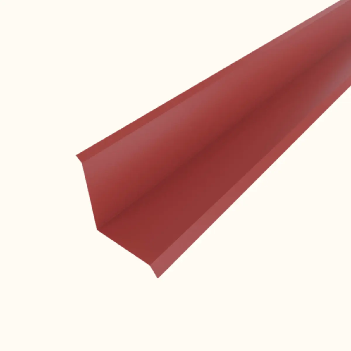 Solin de toiture Rouge mat