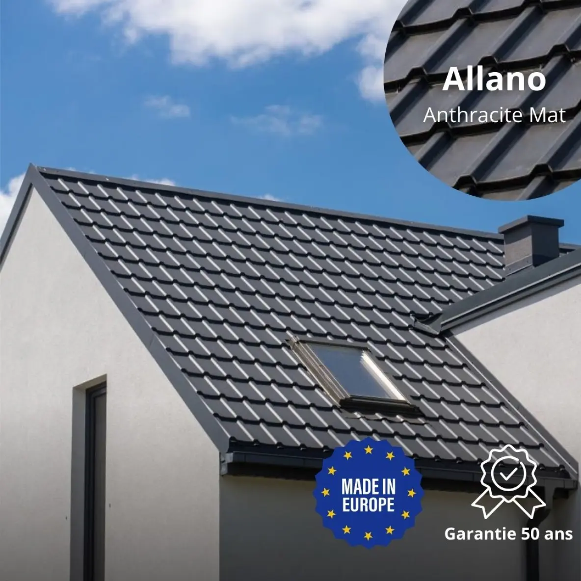 Tôle imitation tuile