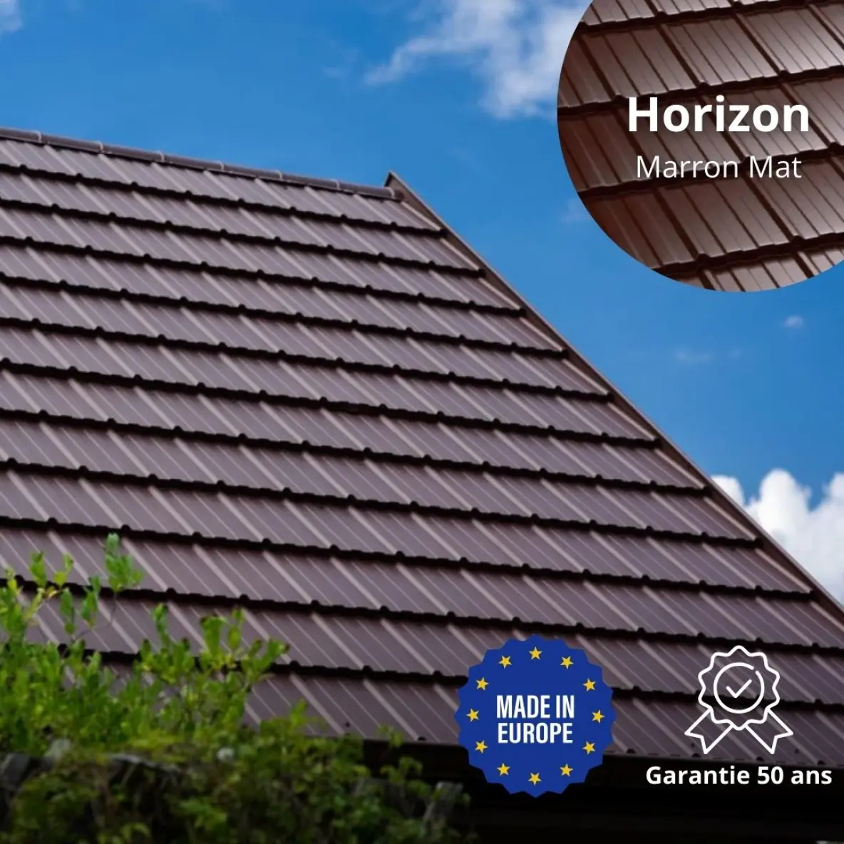 Tôle imitation tuile