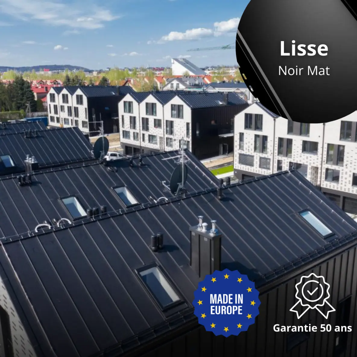 Toiture joint debout Snap Lock