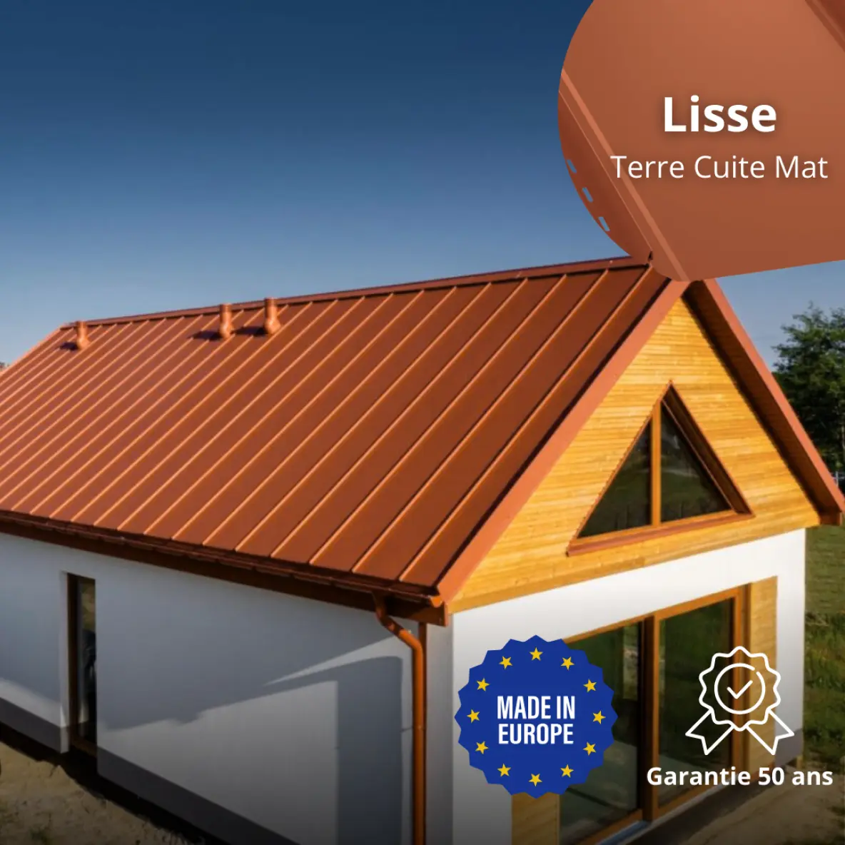 Toiture joint debout Snap Lock