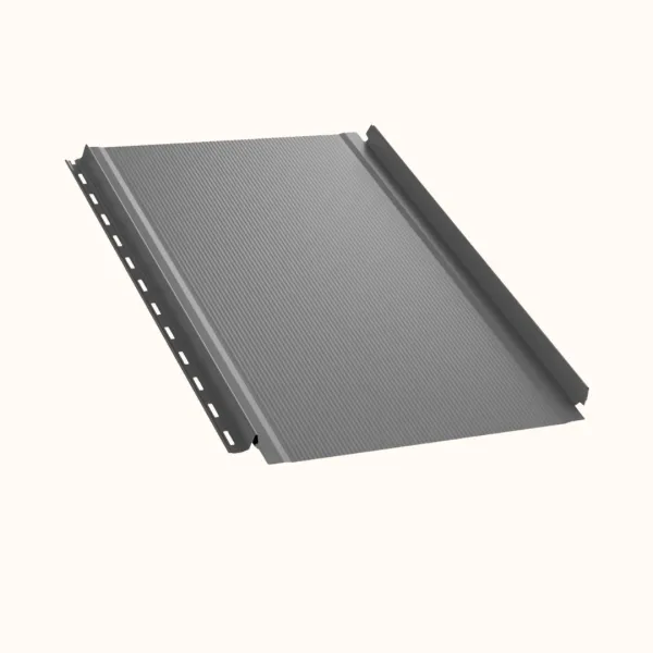 Joint debout Snap Lock semi-ondulé Gris Clair brillant - 4