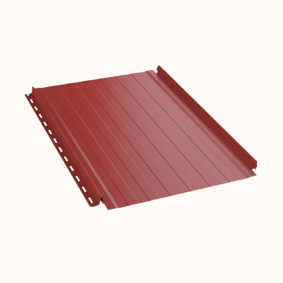 Joint debout Snap Lock ondulé Rouge mat