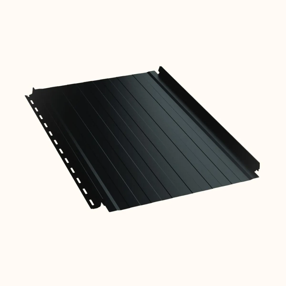 Joint debout Snap Lock ondulé Gris Anthracite mat