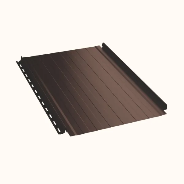 Joint debout Snap Lock ondulé Brun Gris mat - 4