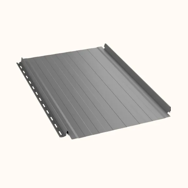 Joint debout Snap Lock ondulé Gris Clair brillant - 4