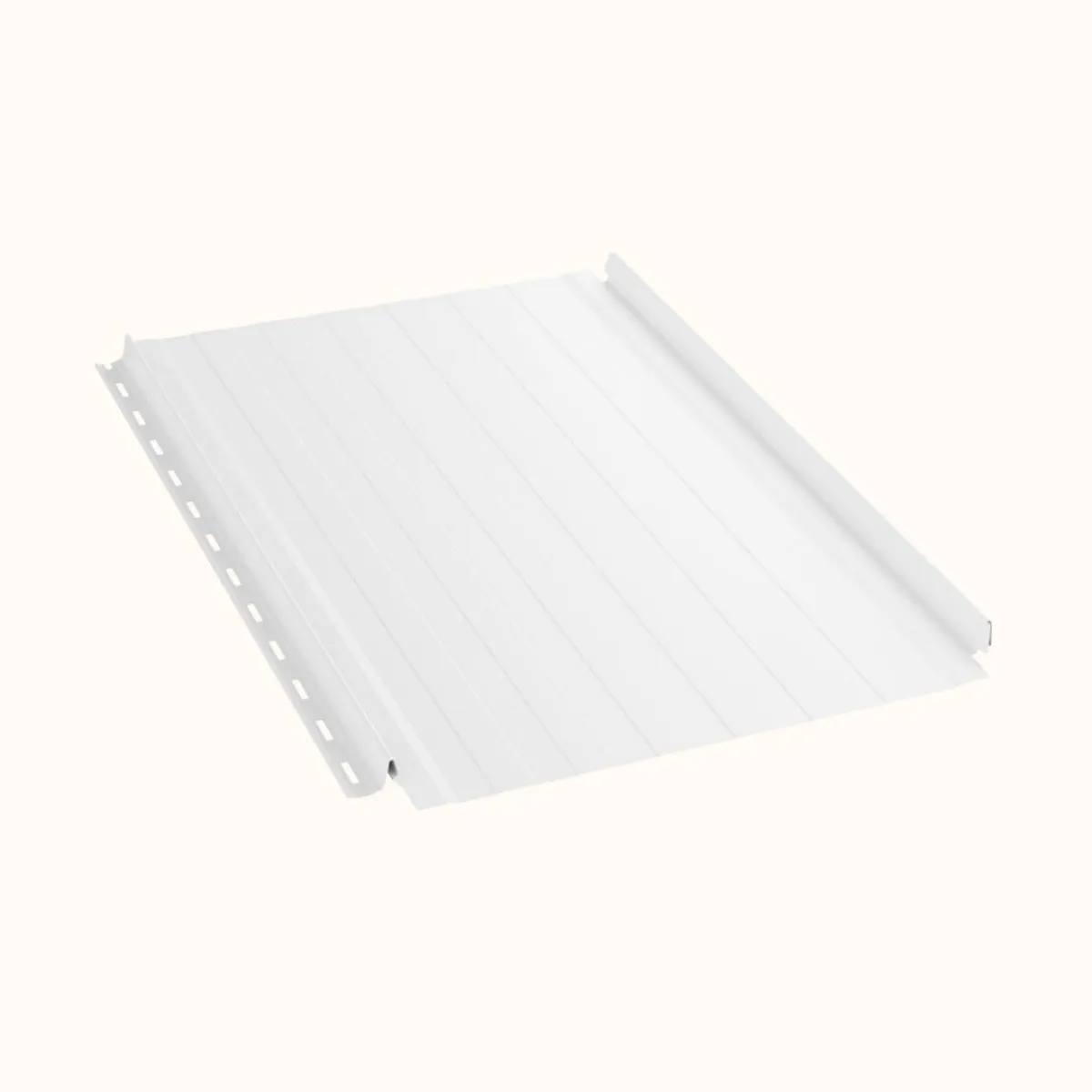 Joint debout Snap Lock ondulé Blanc brillant