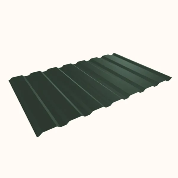 Tôle de bardage bac acier Vigo Vert mat - 4