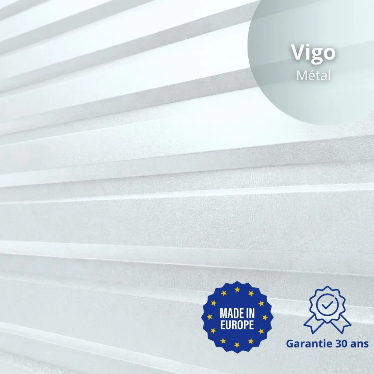 Tôle de bardage bac acier Vigo Métal Brut