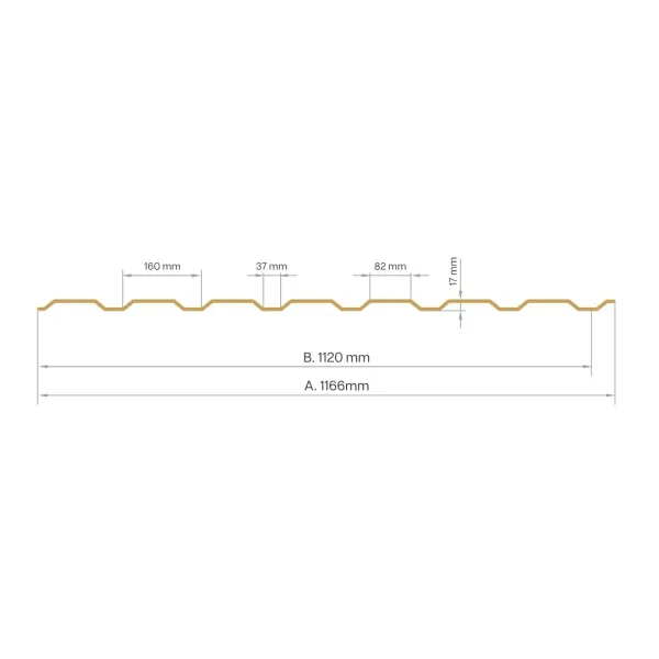 Tôle de bardage bac acier Vigo Métal Brut - 3