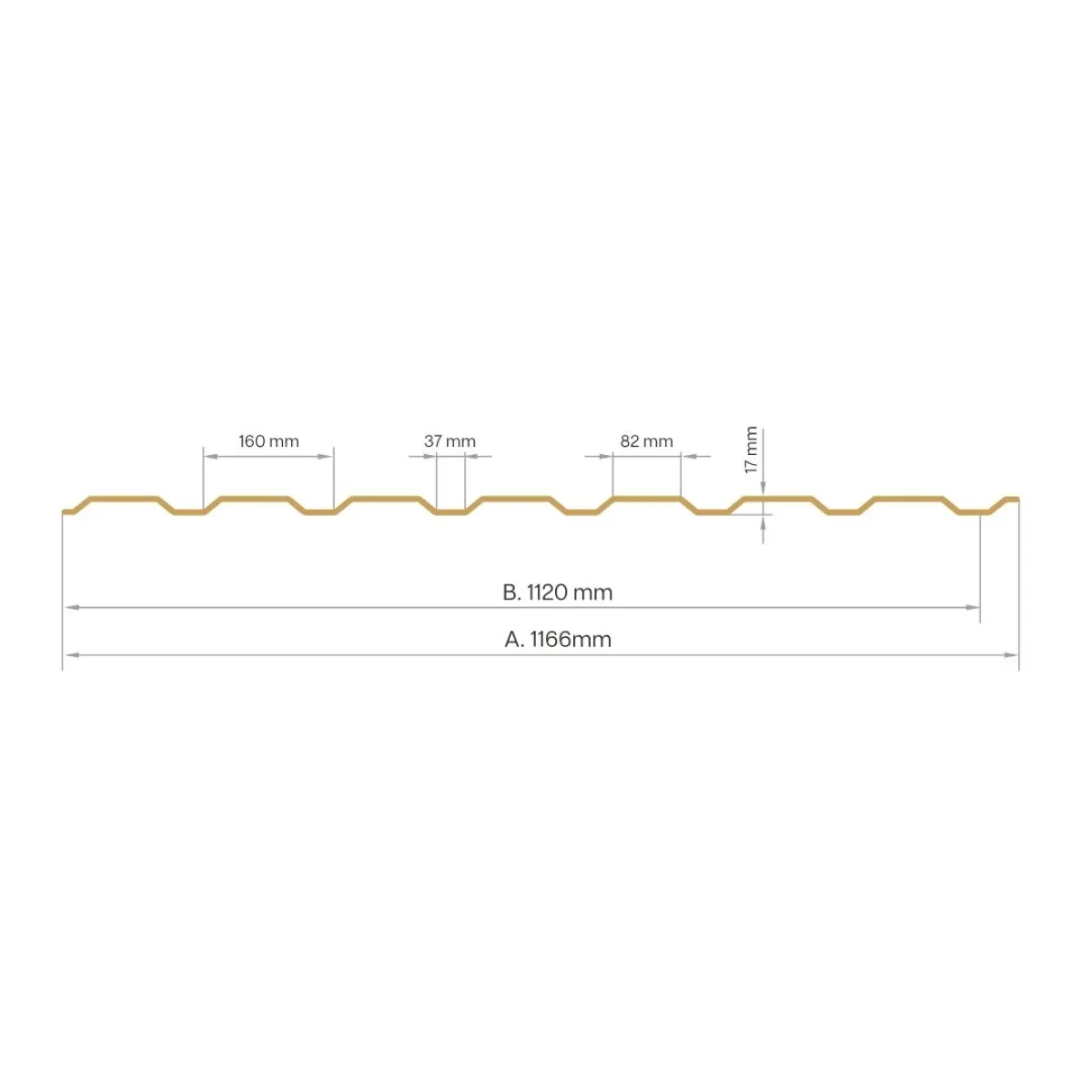 Tôle de bardage bac acier Vigo Métal Brut