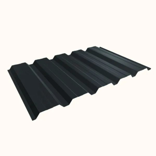 Tôle de bardage bac acier Alto Gris Anthracite mat - 4