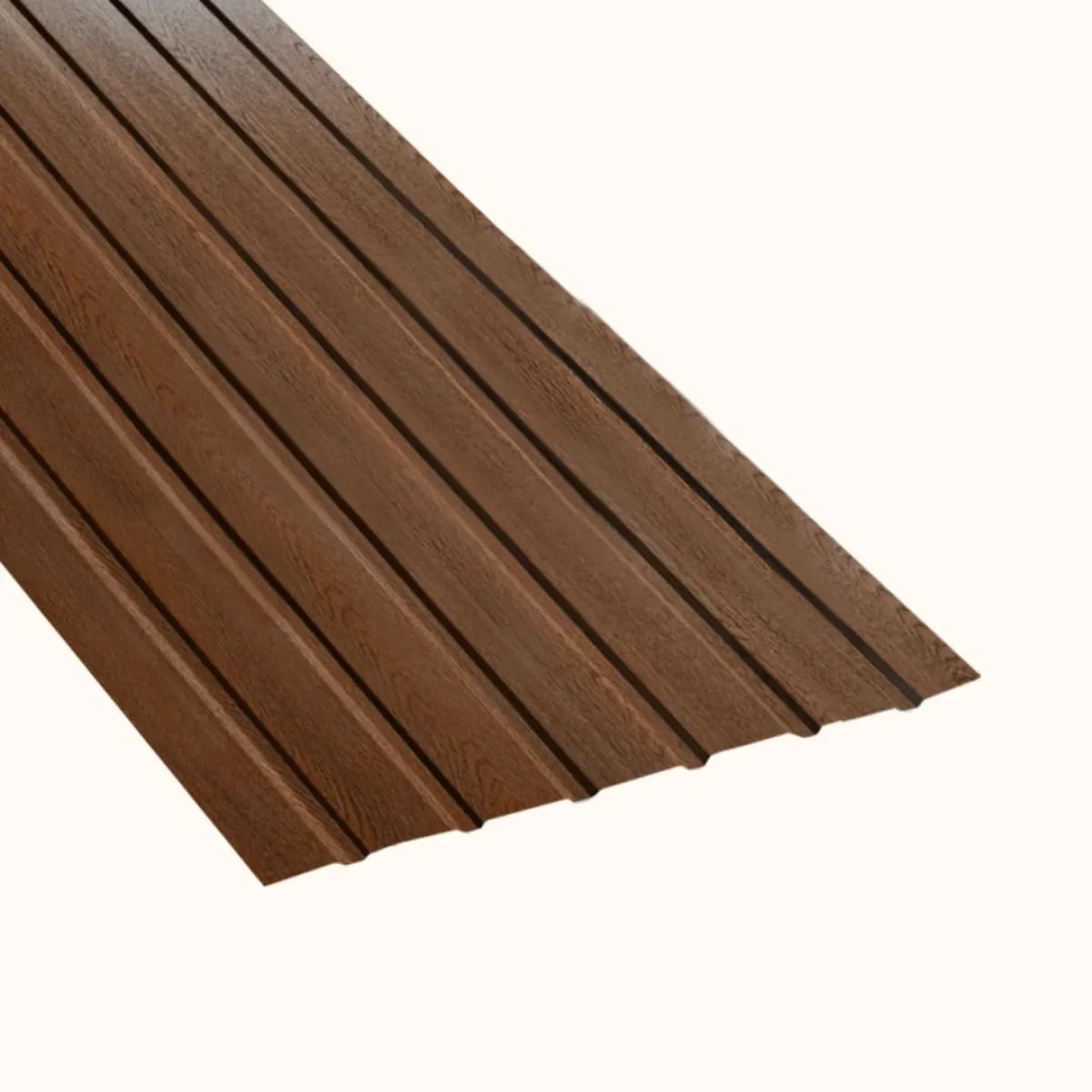 Tôle de Bardage Vario Chêne Foncé