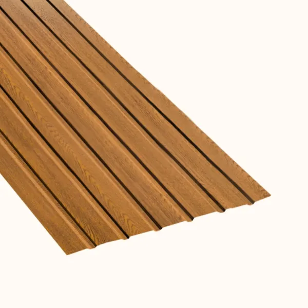 Tôle de Bardage Vario Chêne Clair 3D - 12