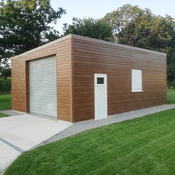 Tôle de Bardage Vario Chêne Doré 3D - 6