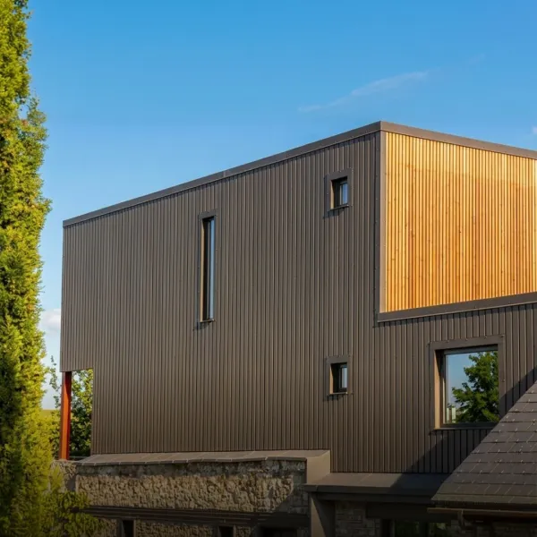 Tôle de Bardage Vario Chêne Doré 3D - 17