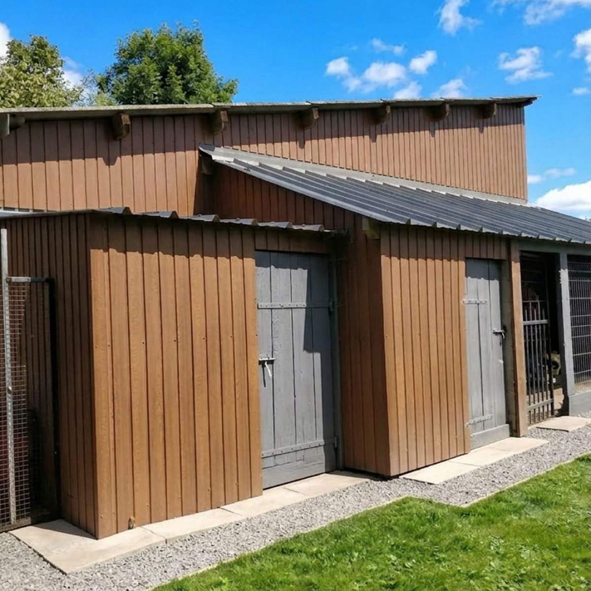 Tôle de Bardage Vario Chêne Doré 3D