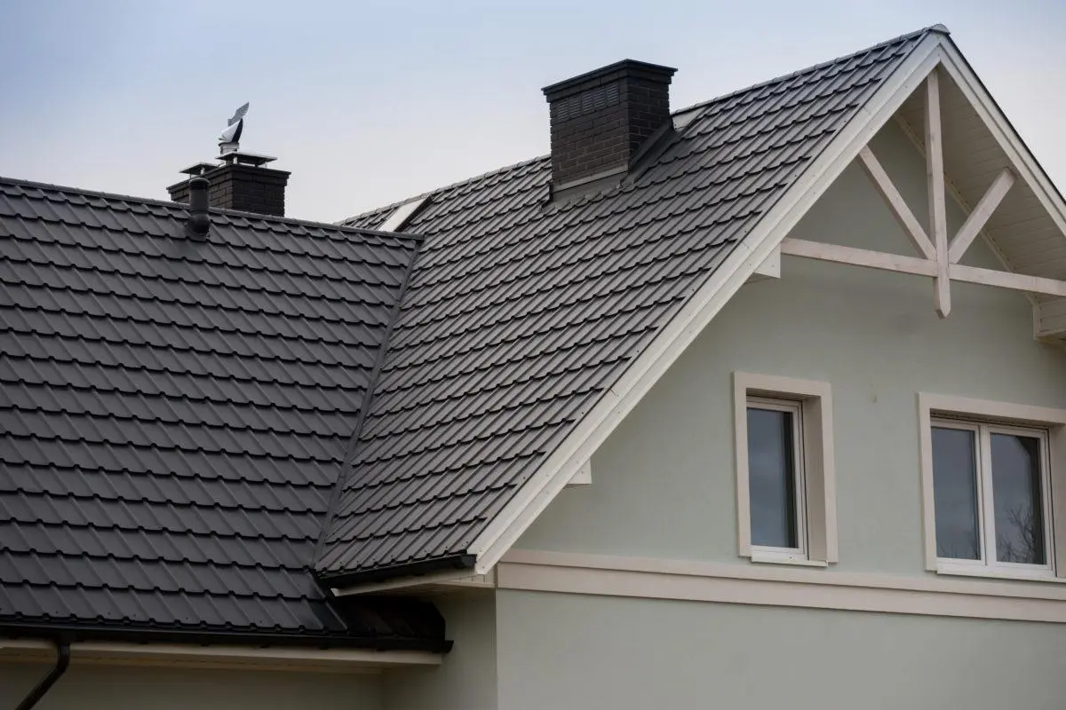 Tôle imitation tuile Allano Gris Anthracite mat