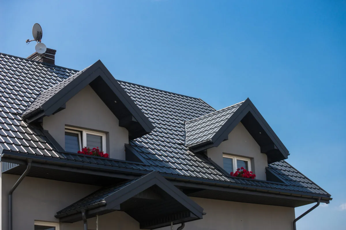 Tôle imitation tuile Allano Gris Anthracite mat