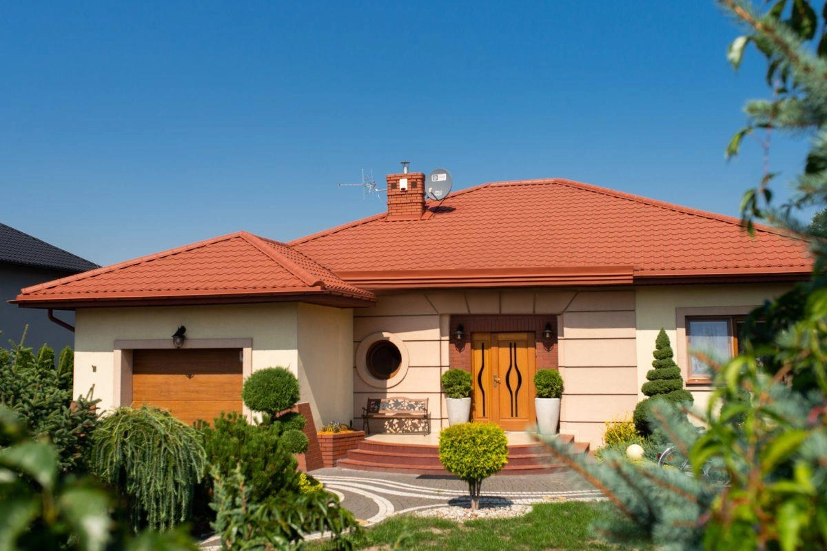 Tôle imitation tuile Centro Terre Cuite mat