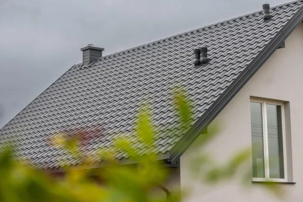 Tôle imitation tuile Centro Gris Anthracite mat - 10