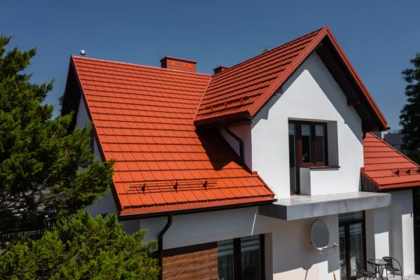 Tôle imitation tuile Horizon Terre Cuite mat - 4