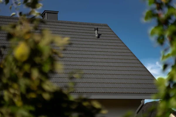 Tôle imitation tuile Horizon Gris Anthracite mat - 7