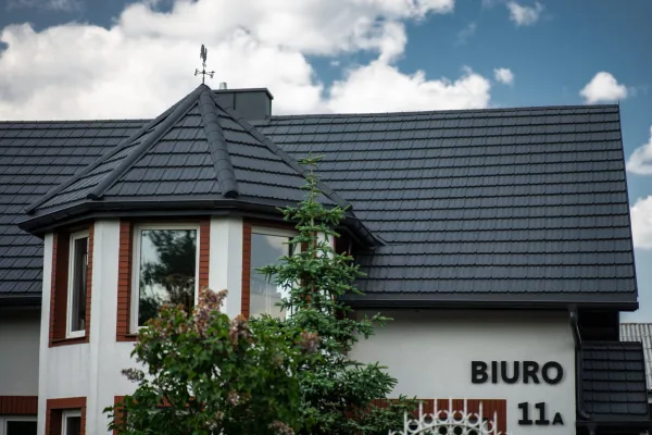 Tôle imitation tuile Horizon Gris Anthracite mat - 6