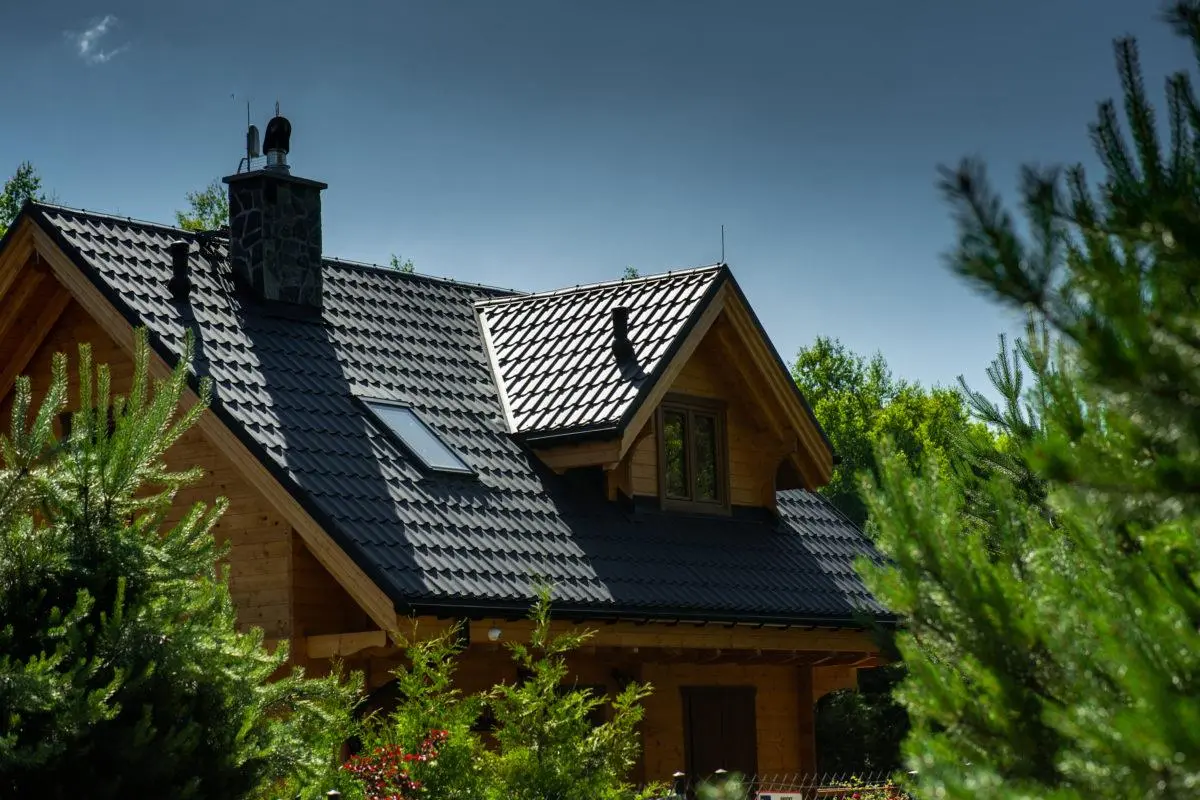 Tôle imitation tuile Platino Noir mat