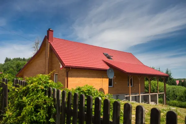 Tôle imitation tuile Platino Rouge mat - 4