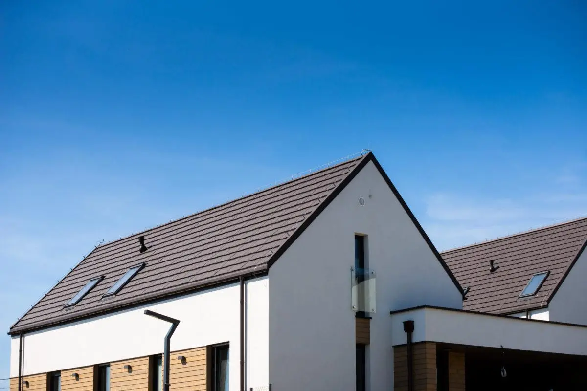 Tôle imitation ardoise Savanna Brun Gris mat