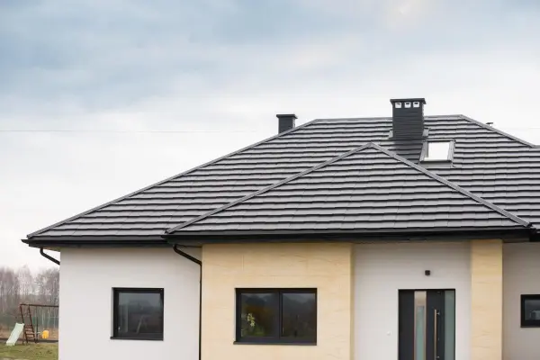 Tôle imitation ardoise Savanna Noir mat - 4