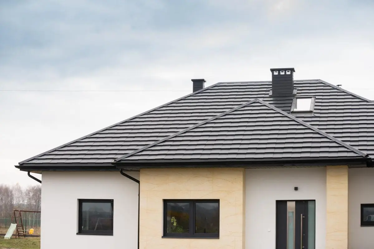 Tôle imitation ardoise Savanna Noir mat