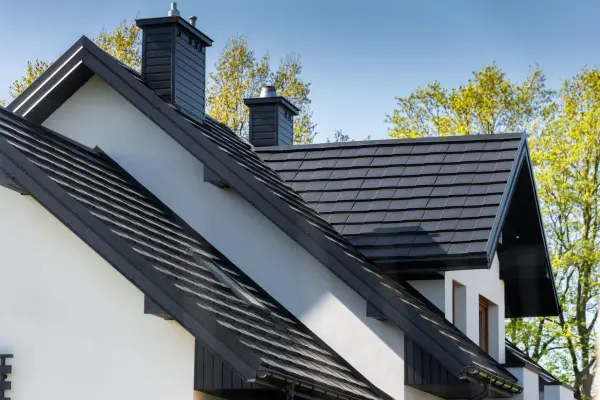 Tôle imitation ardoise Savanna Noir mat - 7