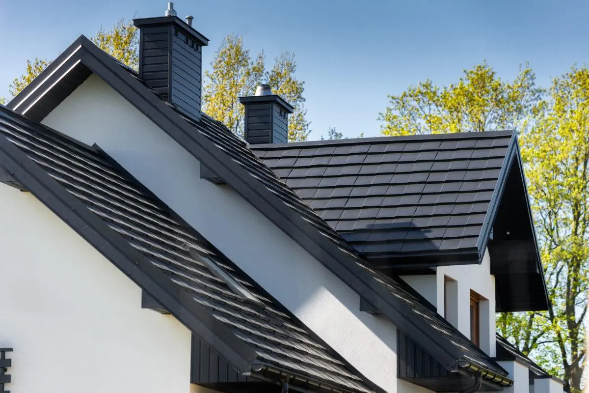 Tôle imitation ardoise Savanna Noir mat