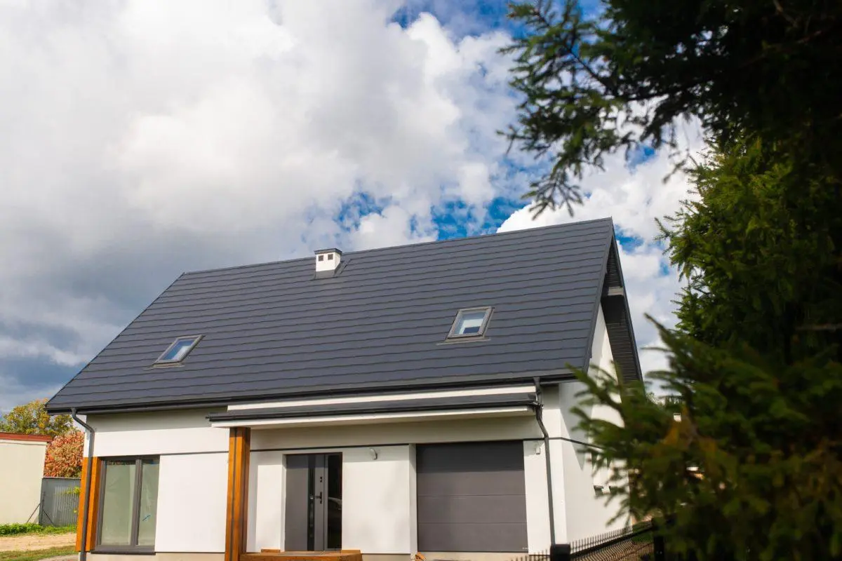 Tôle imitation ardoise Savanna Gris Anthracite mat