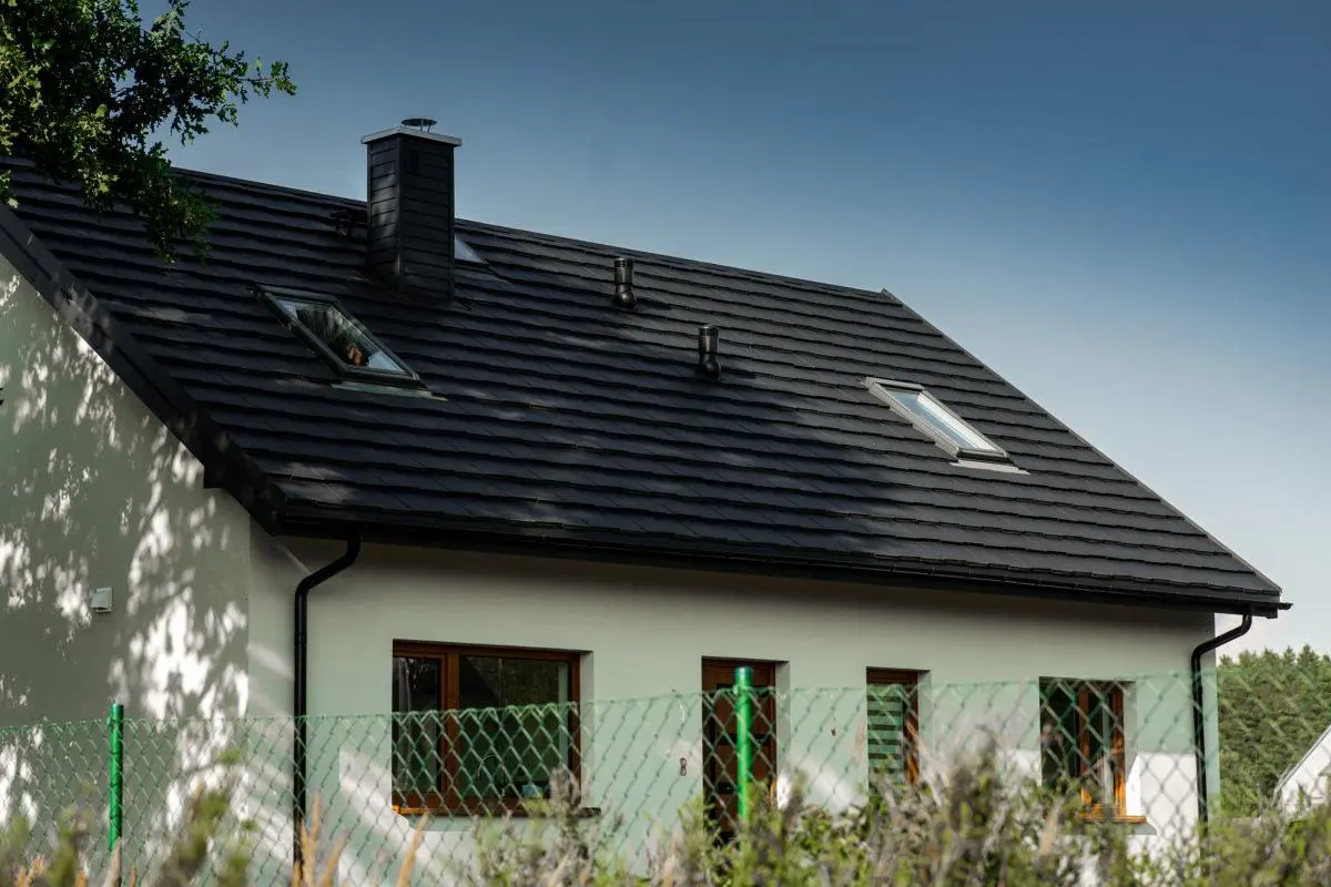 Tôle imitation ardoise Savanna Gris Anthracite mat