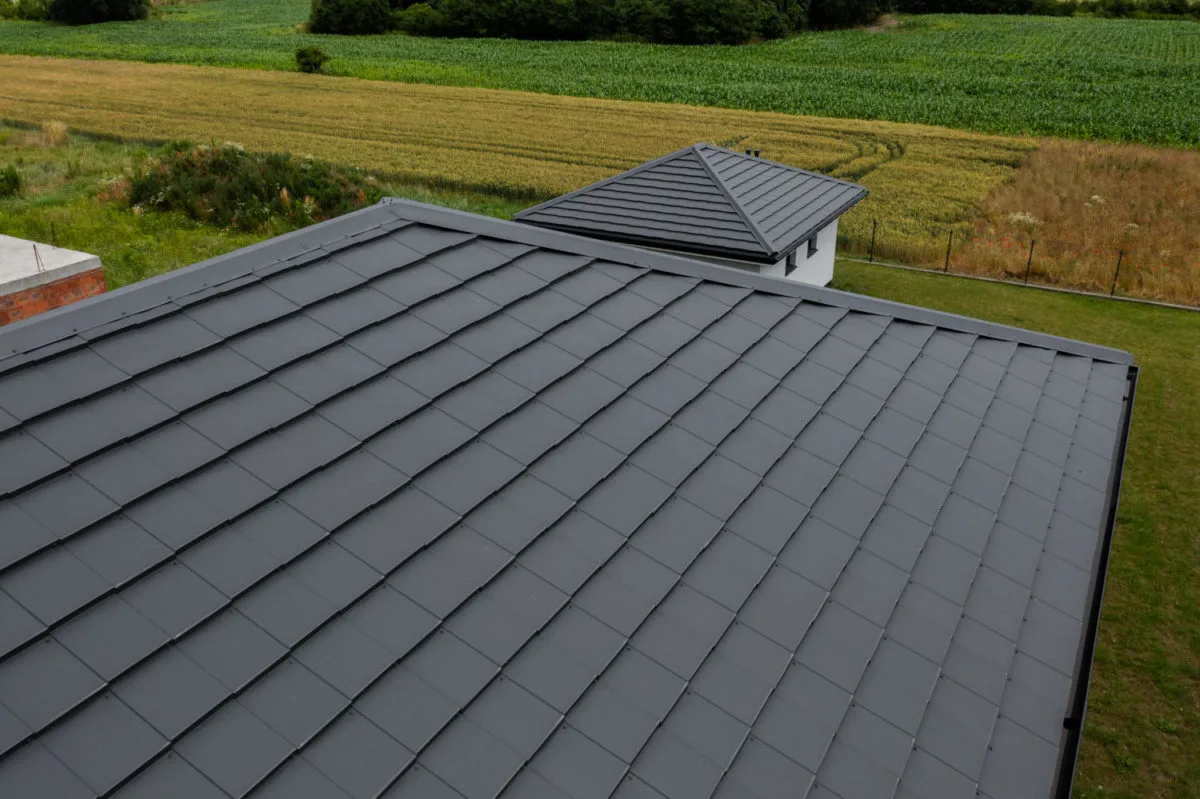 Tôle imitation ardoise Savanna Gris Anthracite mat