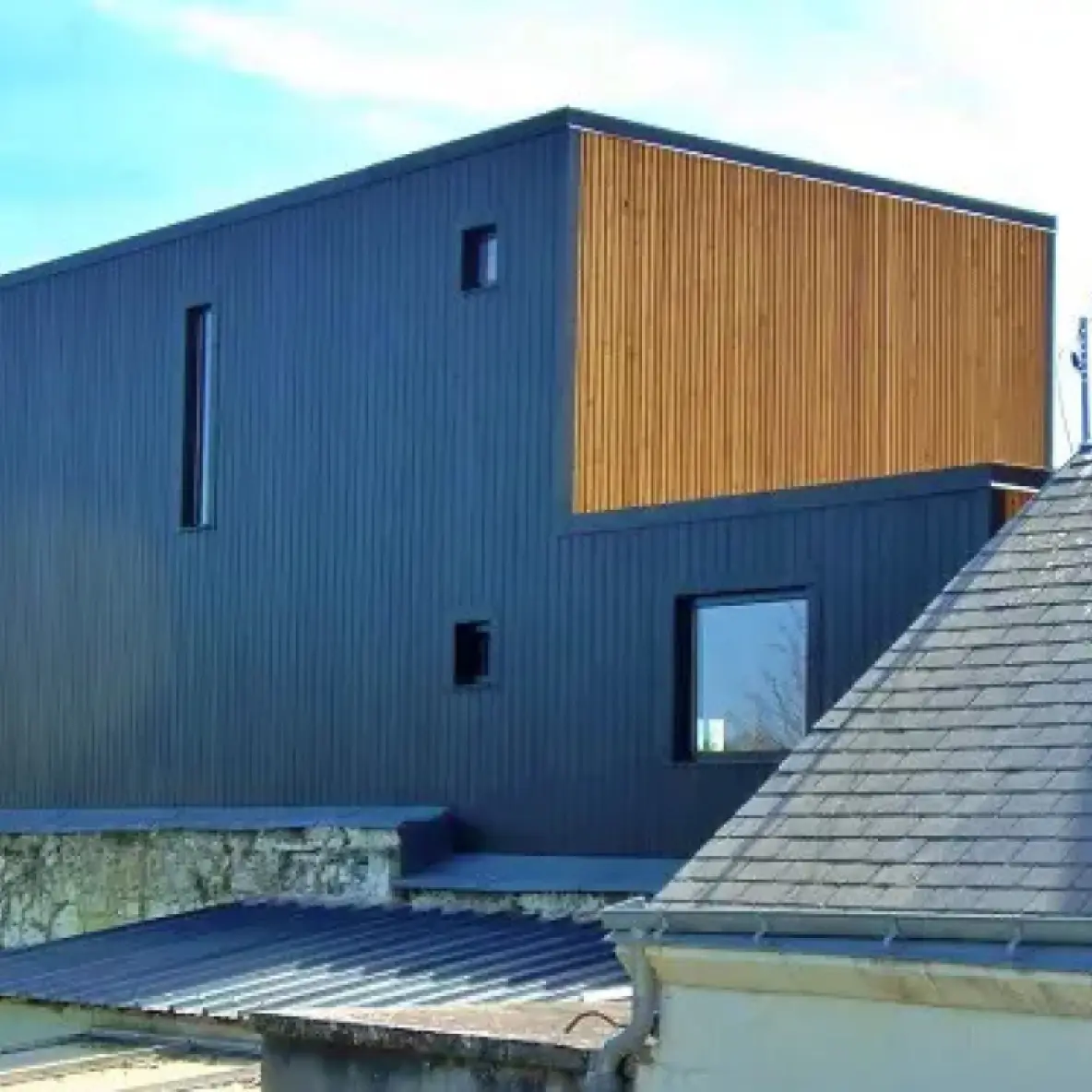 Tôle de bardage imitation Bois Premium