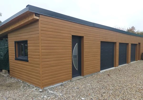 Tôle de Bardage Vario Chêne Clair 3D - 7