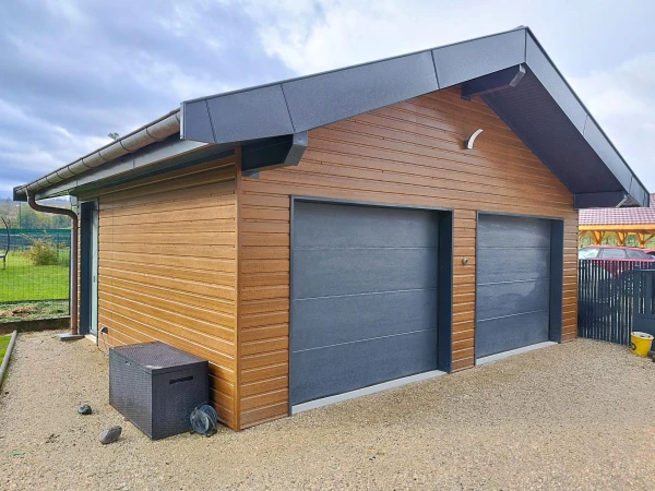 Tôle de Bardage Vario Chêne Doré 3D - 8