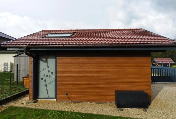 Tôle de Bardage Vario Chêne Doré 3D - 20