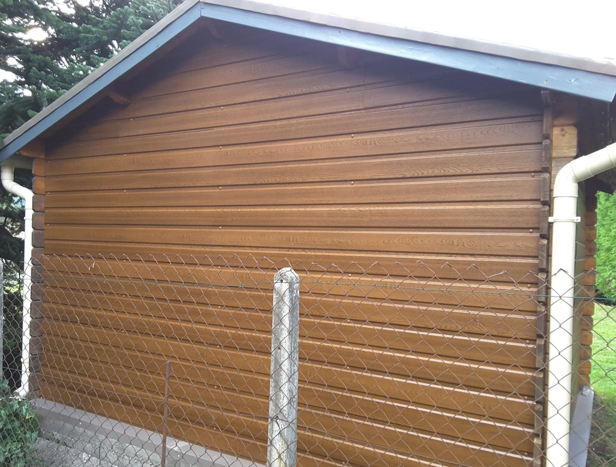 Tôle de Bardage Vario Chêne Doré 3D