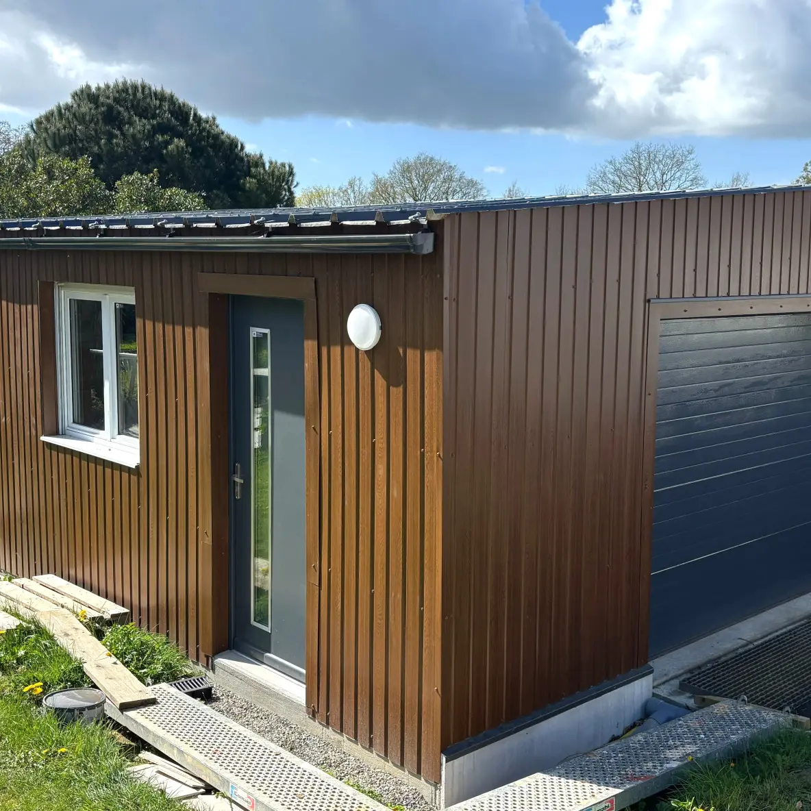 Tôle de bardage imitation Bois Premium