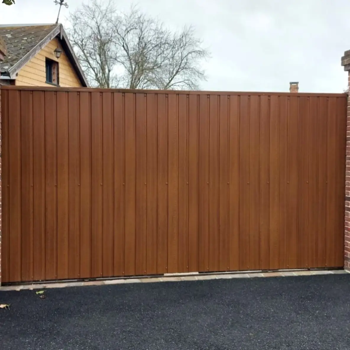 Tôle de bardage imitation Bois Premium