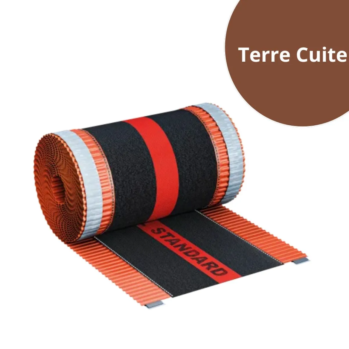 Joint d'étanchéité ventilé pour faitière Terre Cuite