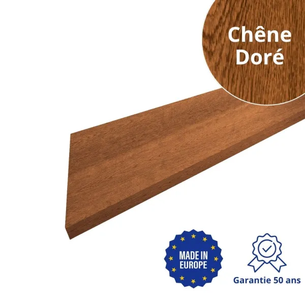 Habillage de rive Chêne Doré 3D - 1