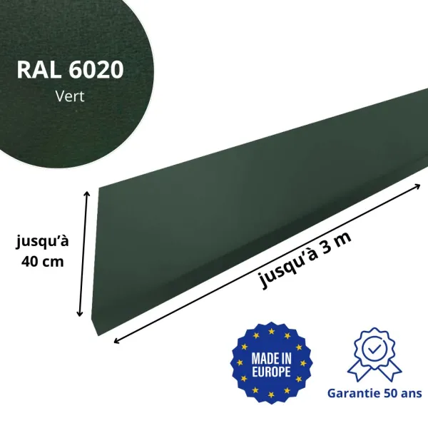 Habillage de rive Vert mat - 2