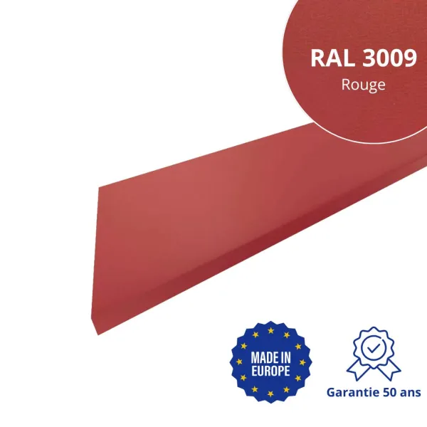 Habillage de rive Rouge mat - 1