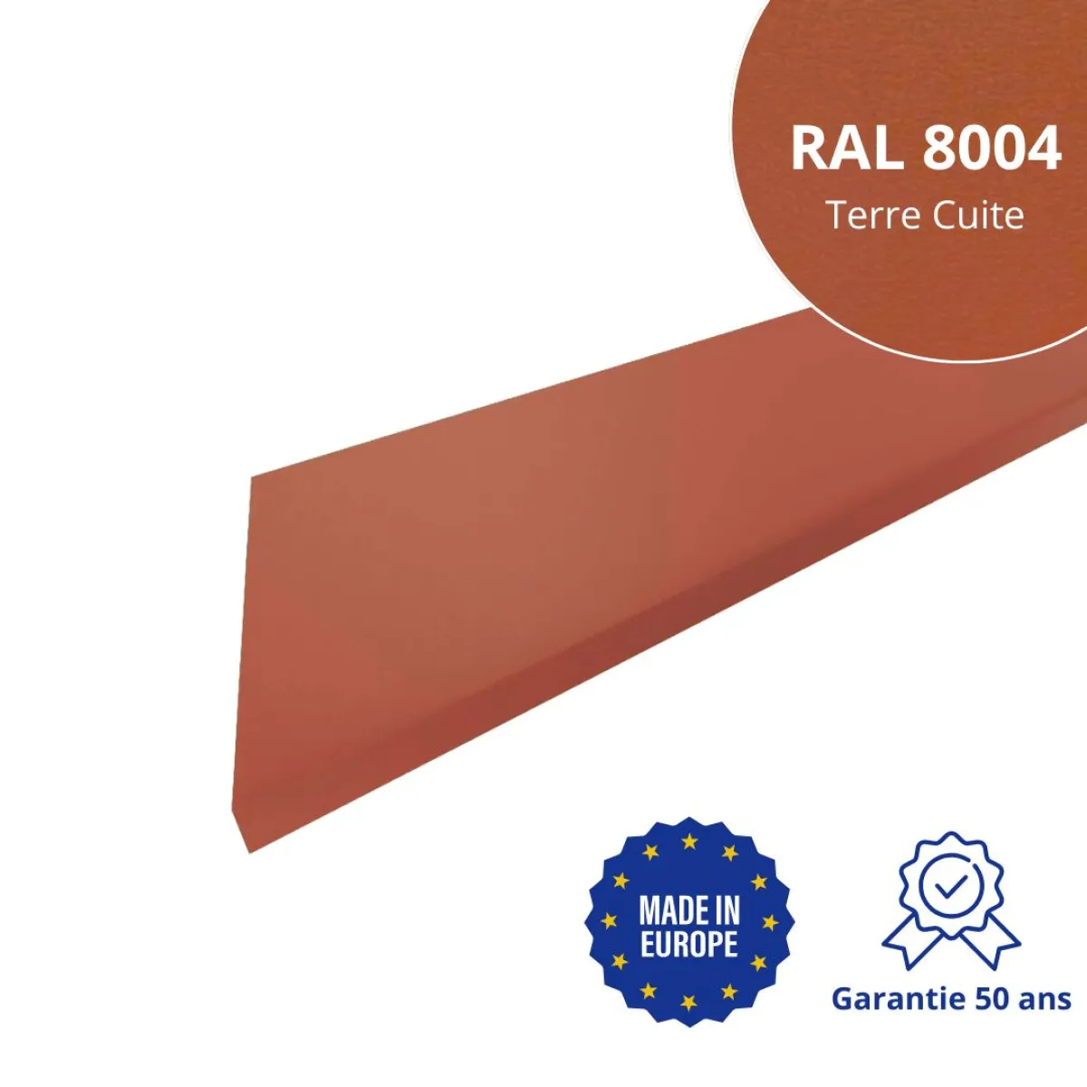 Habillage de rive Terre Cuite mat